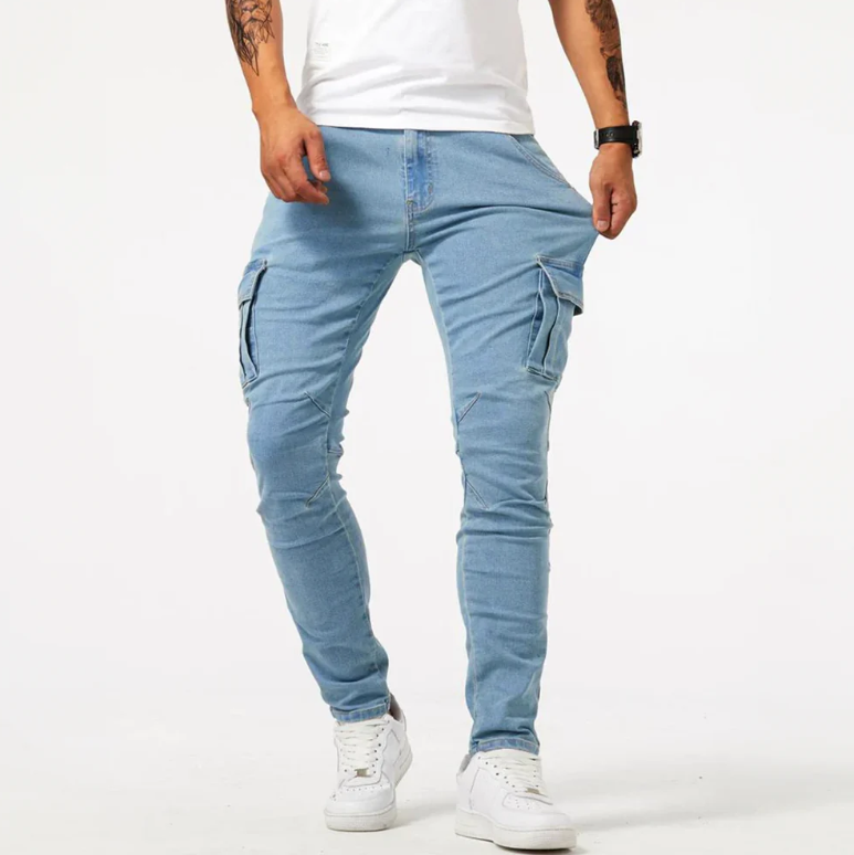 Herren Lässige Cargohose | Schmale Passform