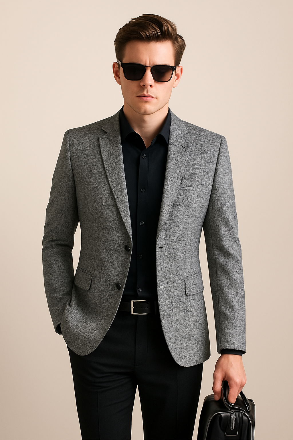 Herren Formell Langarm Blazer | mit Fallendem Revers