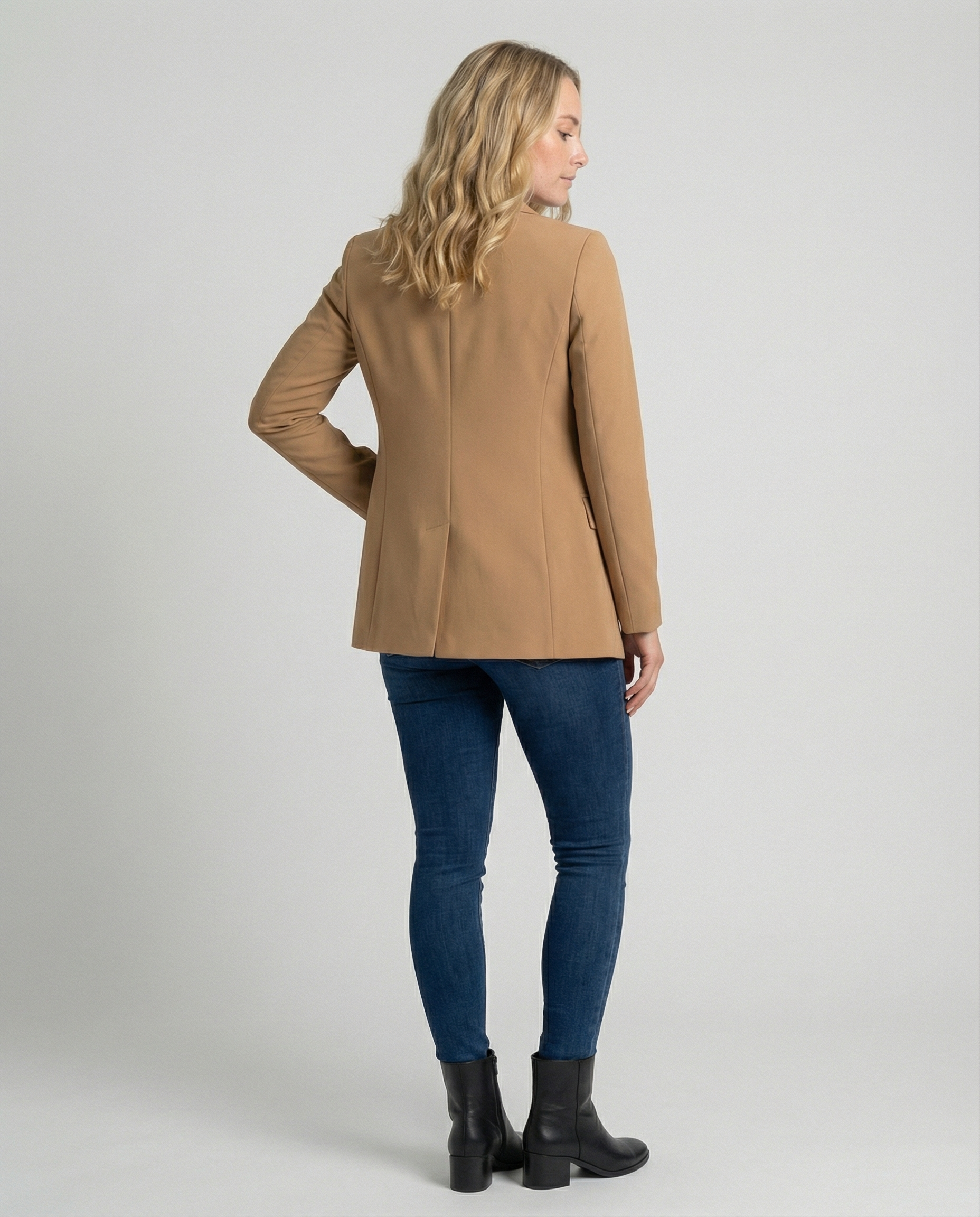 Dame Büro Blazer Jacke | Reverskragen