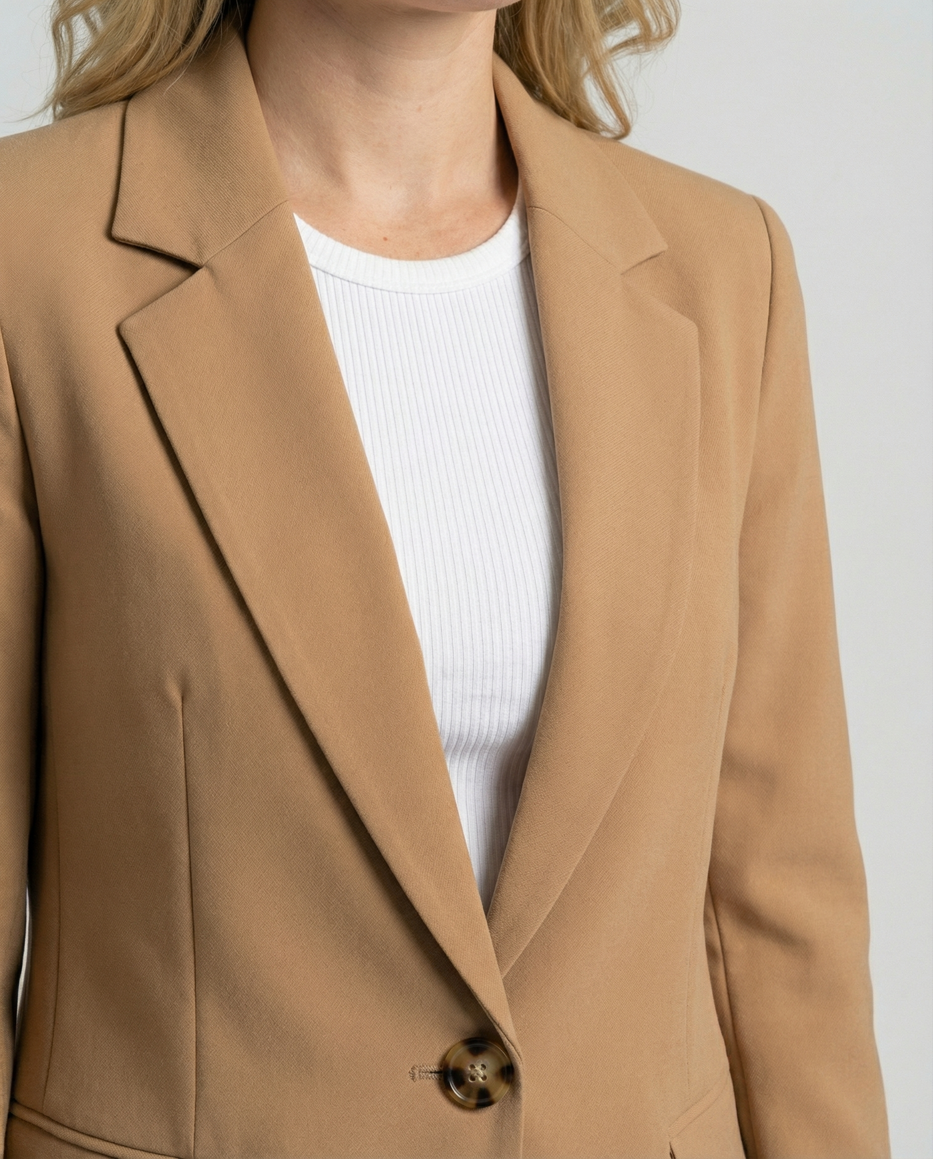 Dame Büro Blazer Jacke | Reverskragen