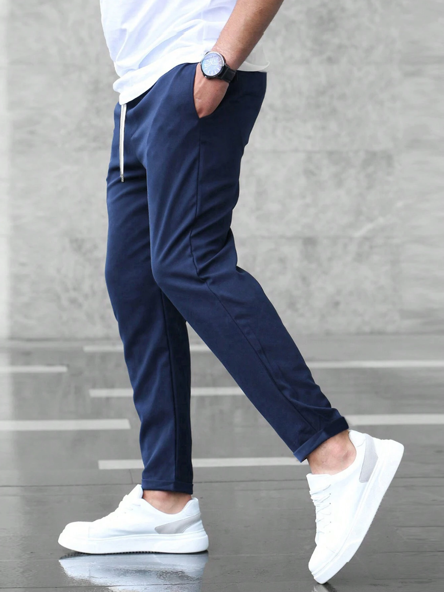 Herren Schlanke Passform Jogginghose | mit Kordelzug