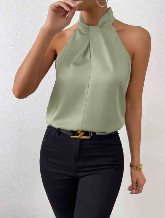 Damen Party Neckholder-Top | Ärmellos