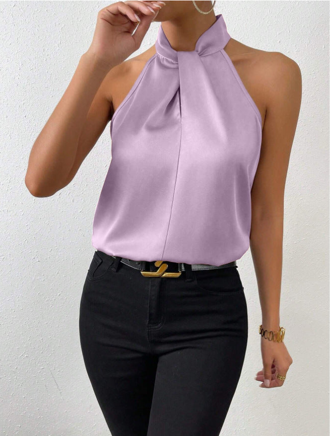 Damen Party Neckholder-Top | Ärmellos