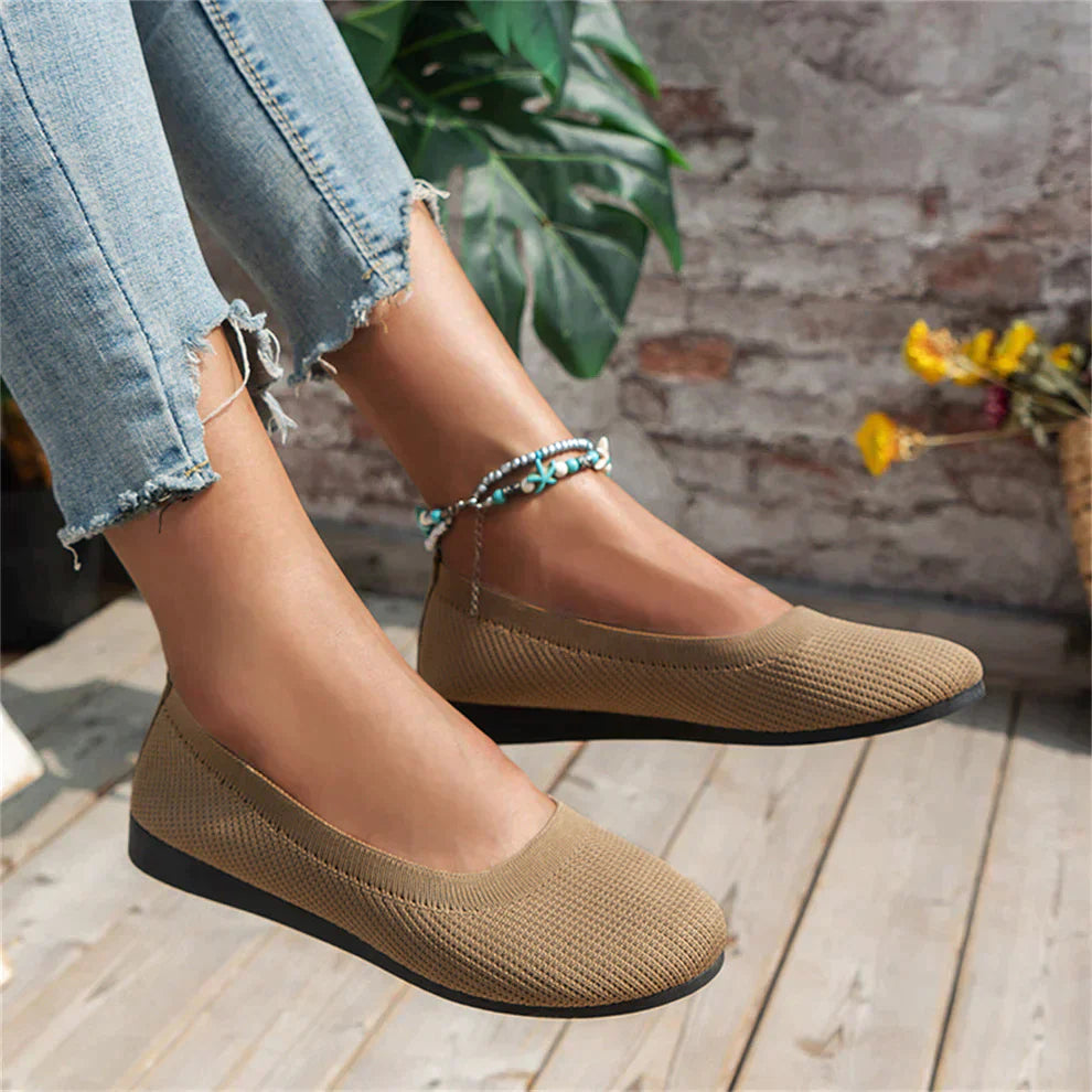 Damen Flach Schlupfschuhe | Ballettschuhe