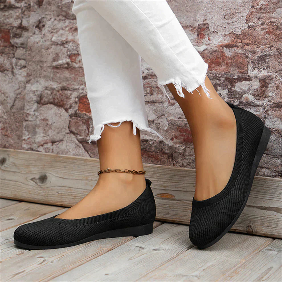 Damen Flach Schlupfschuhe | Ballettschuhe