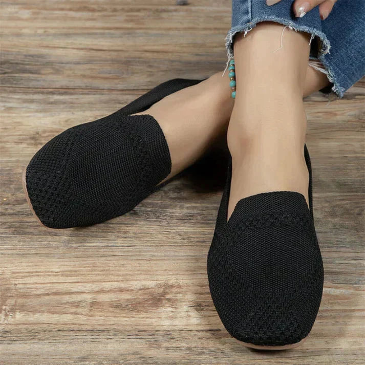 Damen Gestrickte Loafer | Reinschlüpfen