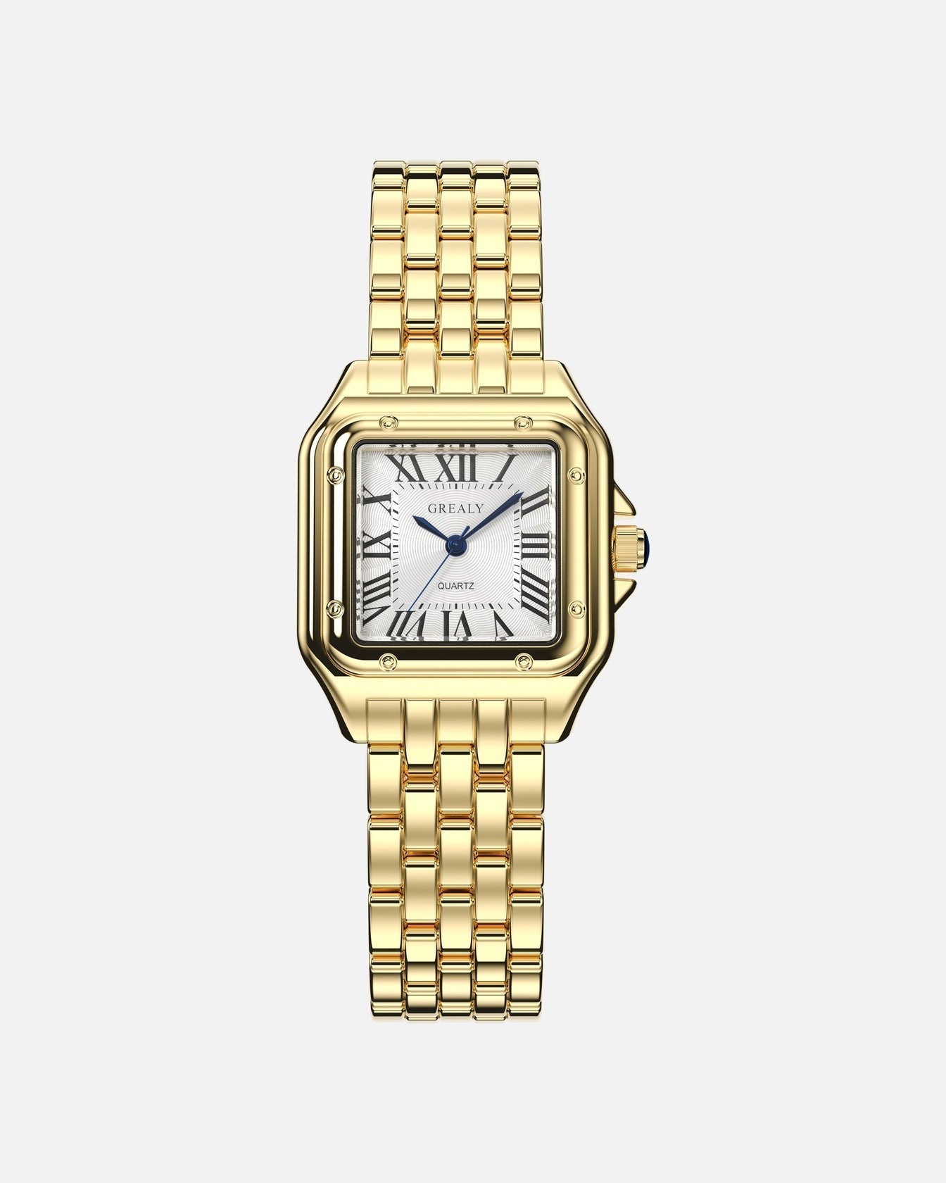 Damen Vintage Analoguhr | mit Römischen Ziffern