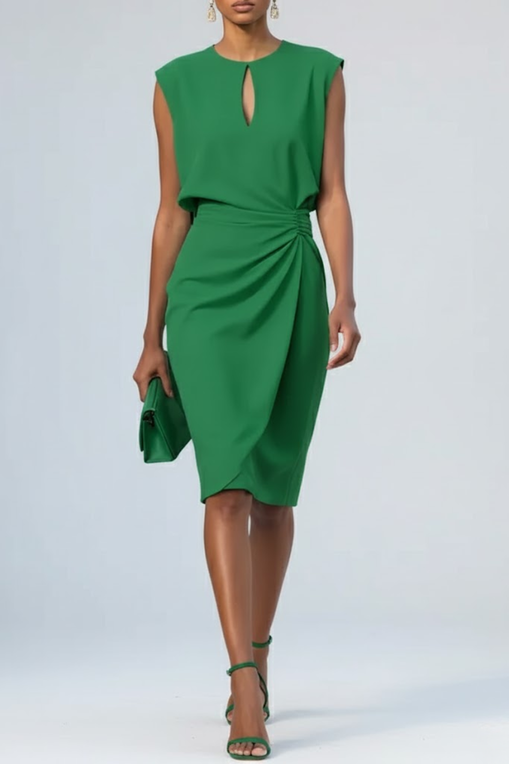 Damen Cocktail Etuikleid | Midi