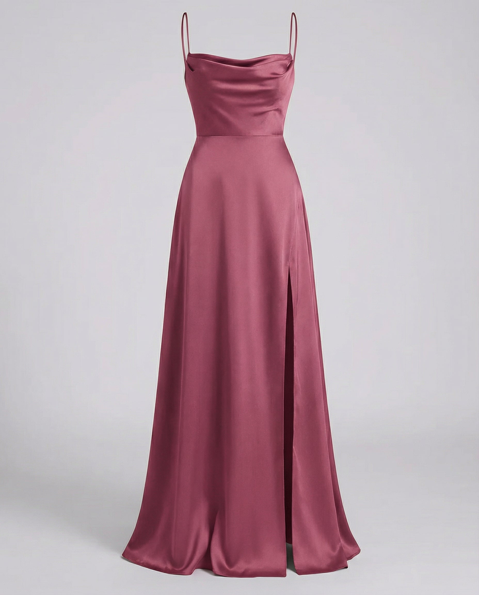 Damen Abendkleid mit Hohem Schlitz | Maxi