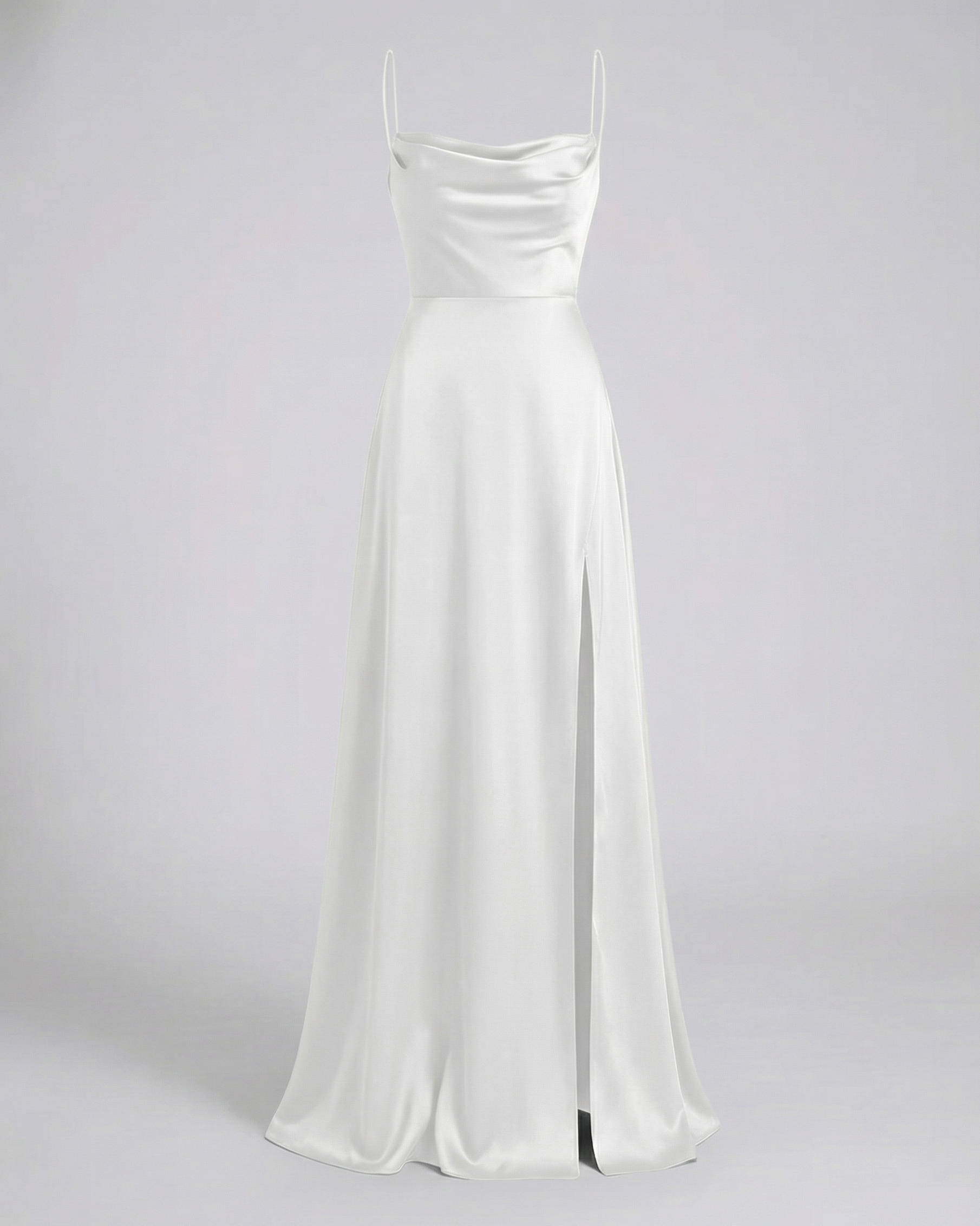 Damen Abendkleid mit Hohem Schlitz | Maxi