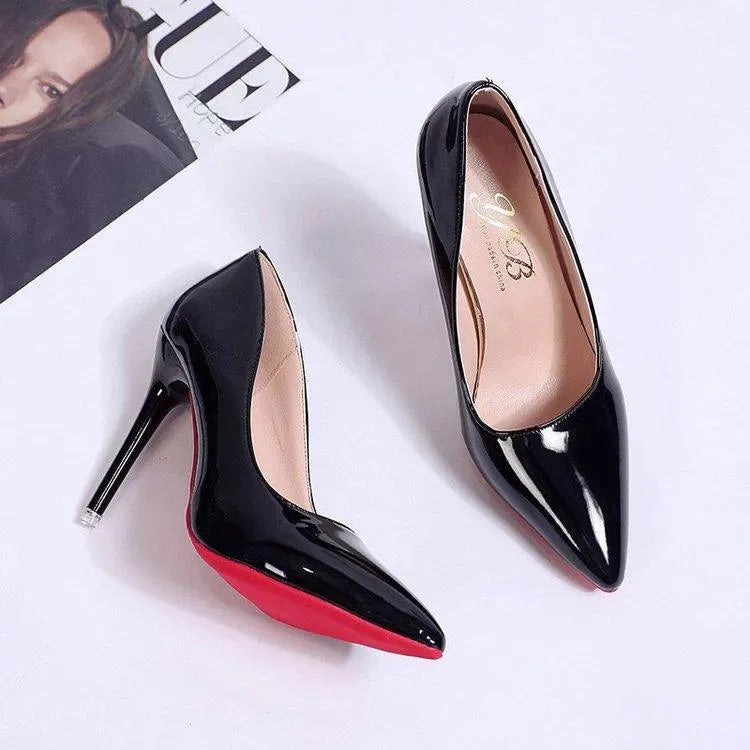 Damen Stiletto High Heels | Spitz Zulaufende Schuhspitze