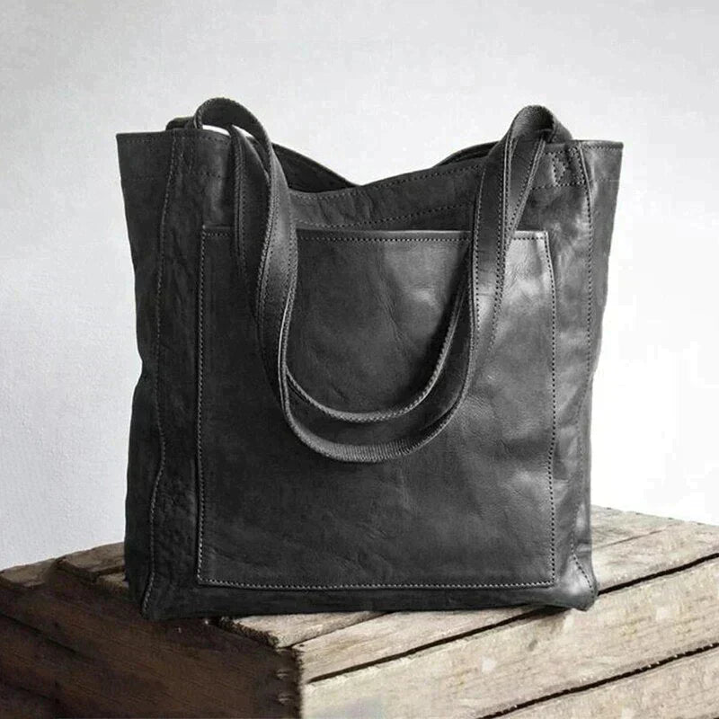 Damen Shopper Schultertasche | mit Außentasche