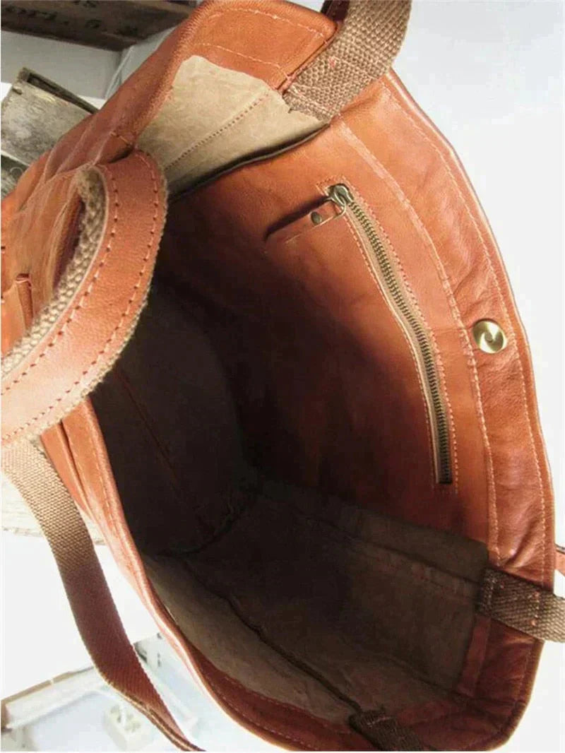 Damen Shopper Schultertasche | mit Außentasche