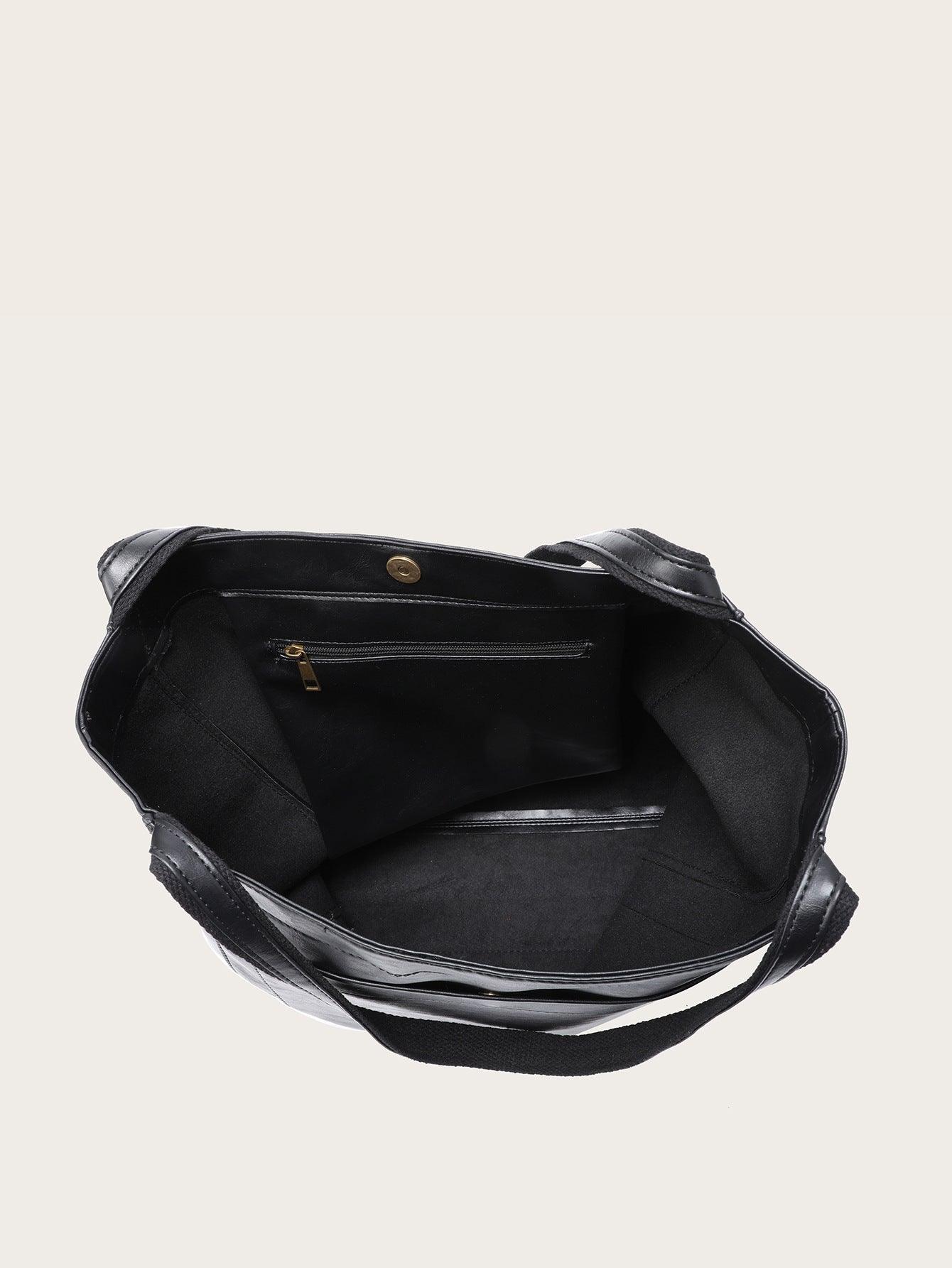 Damen Shopper Schultertasche | mit Außentasche
