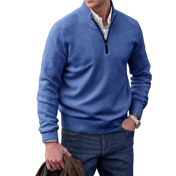 Herren Elegant Pullover | Reißverschluss