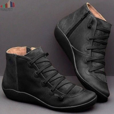 Damen Bequem Stiefeletten | Reißverschluss