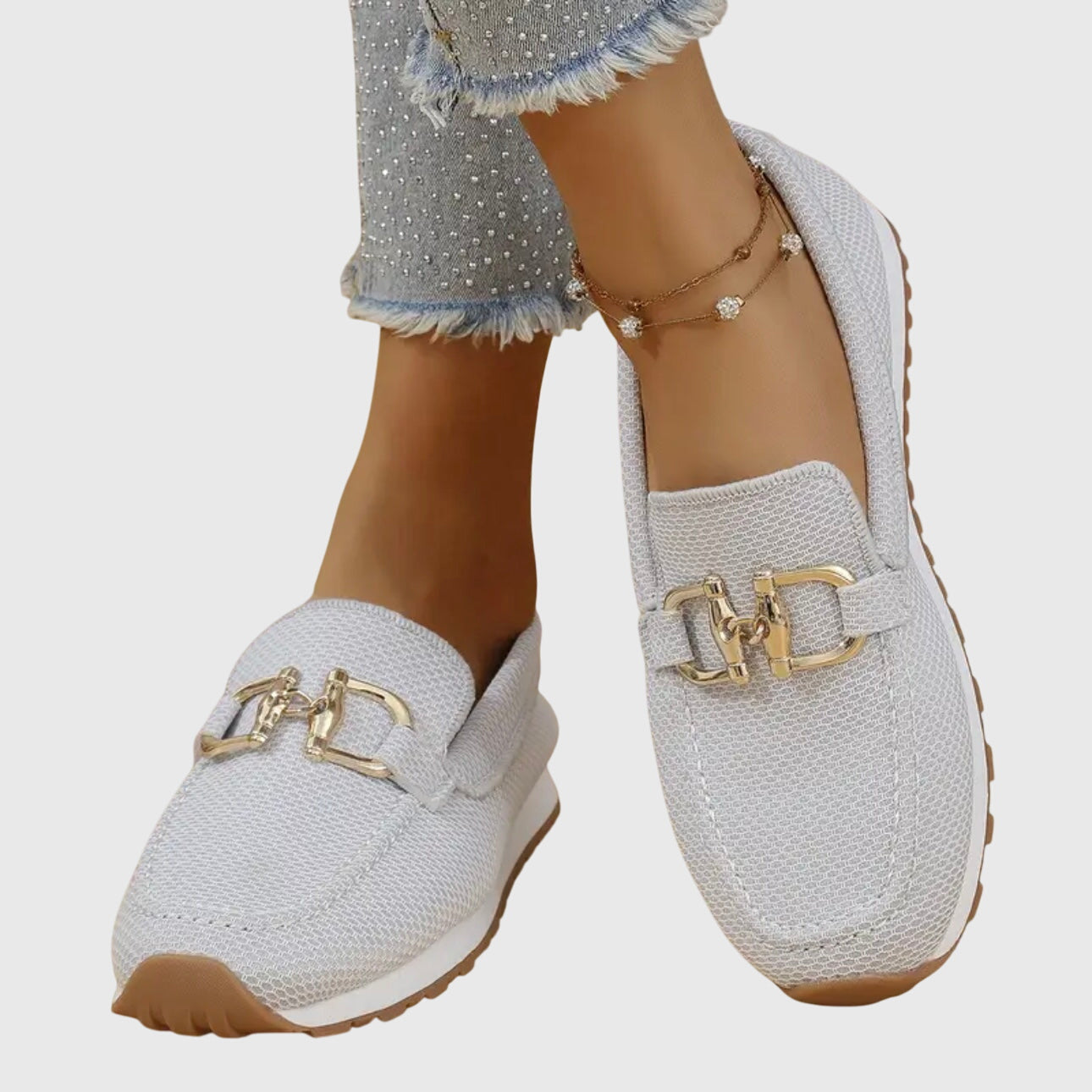Damen Flache Reinschlüpfen Loafers | Gehen