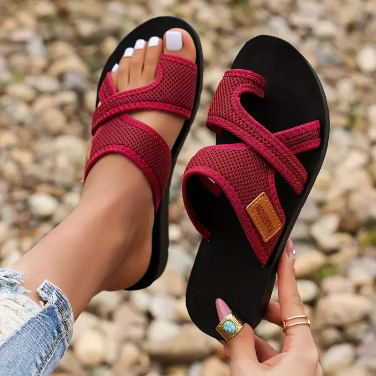 Damen Reinschlüpfen Sommer Sandalen | Offene Zehen