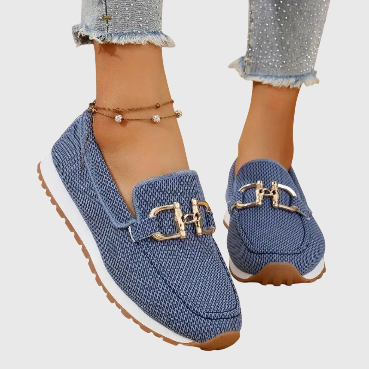 Damen Flache Reinschlüpfen Loafers | Gehen