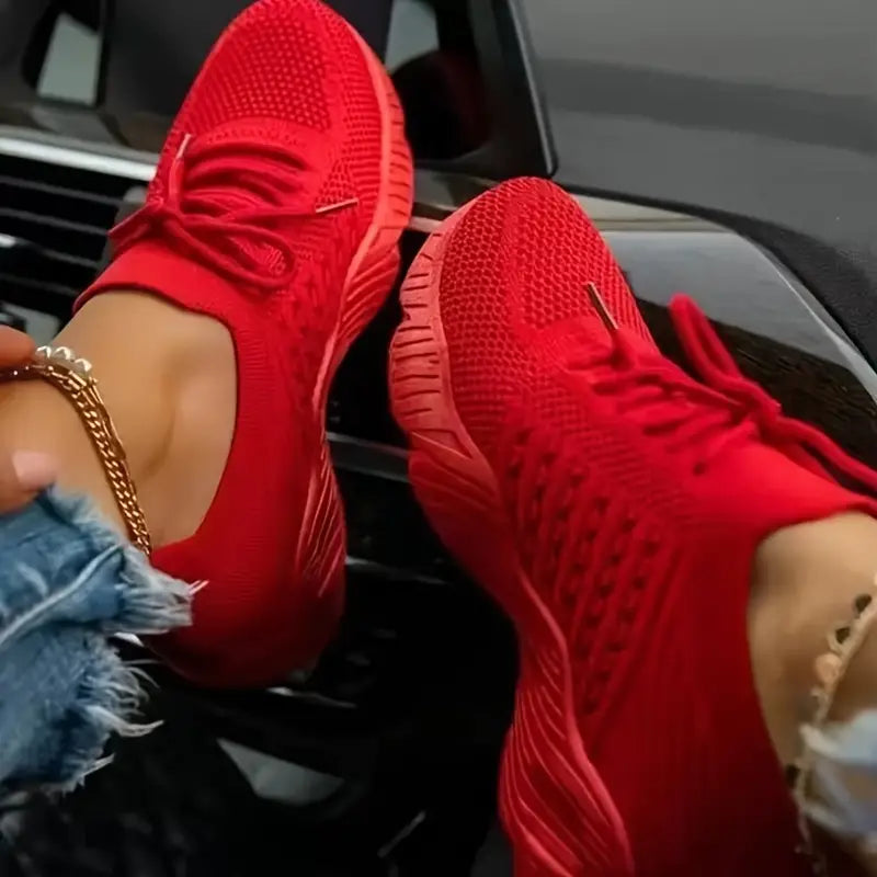 Damen Schnürung Plateau Sneaker | Sportlich