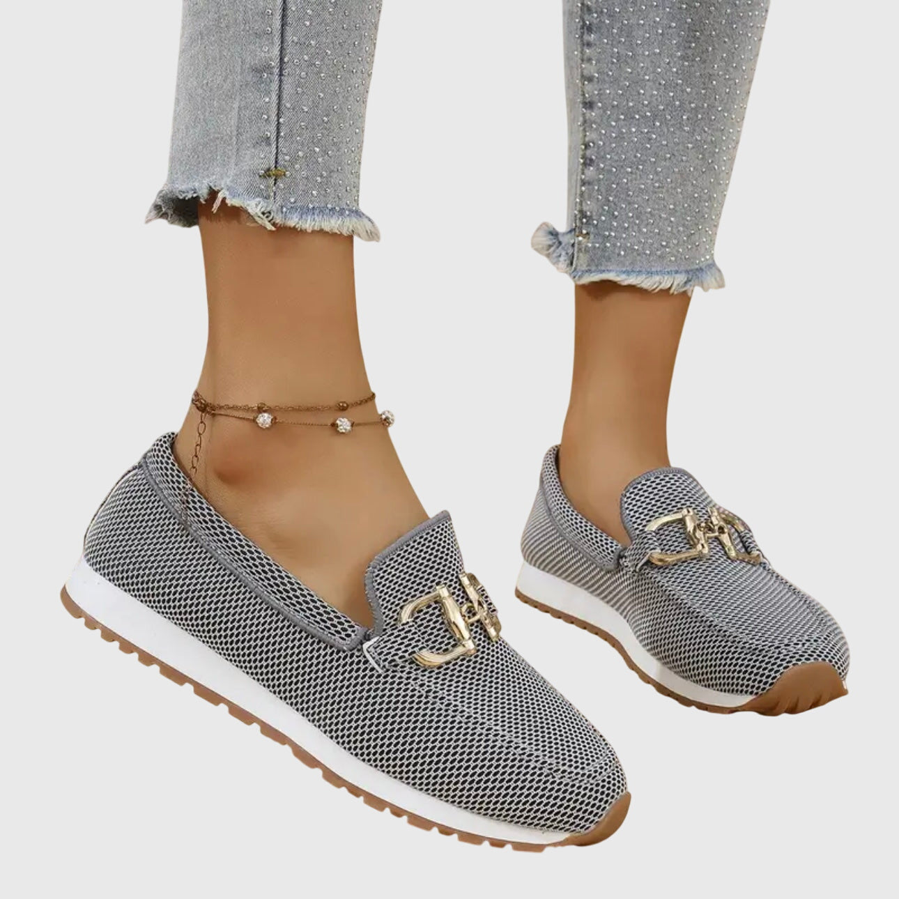 Damen Flache Reinschlüpfen Loafers | Gehen