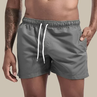 Herren Sommer Badeshorts | mit Kordelzug und Seitentaschen