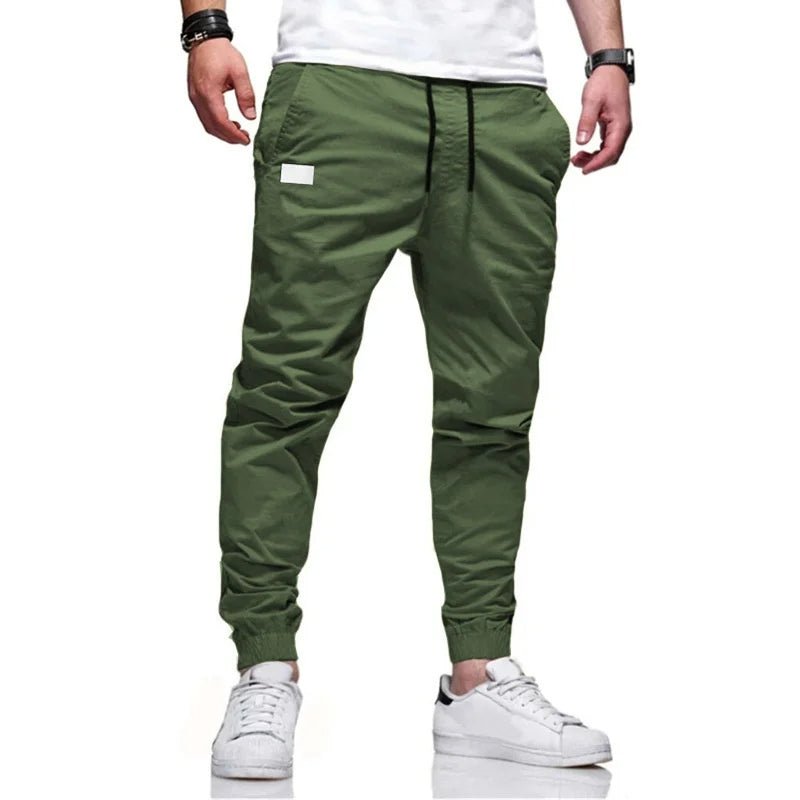 Herren Lässige Cargo-Jogginghose | mit Kordelzug