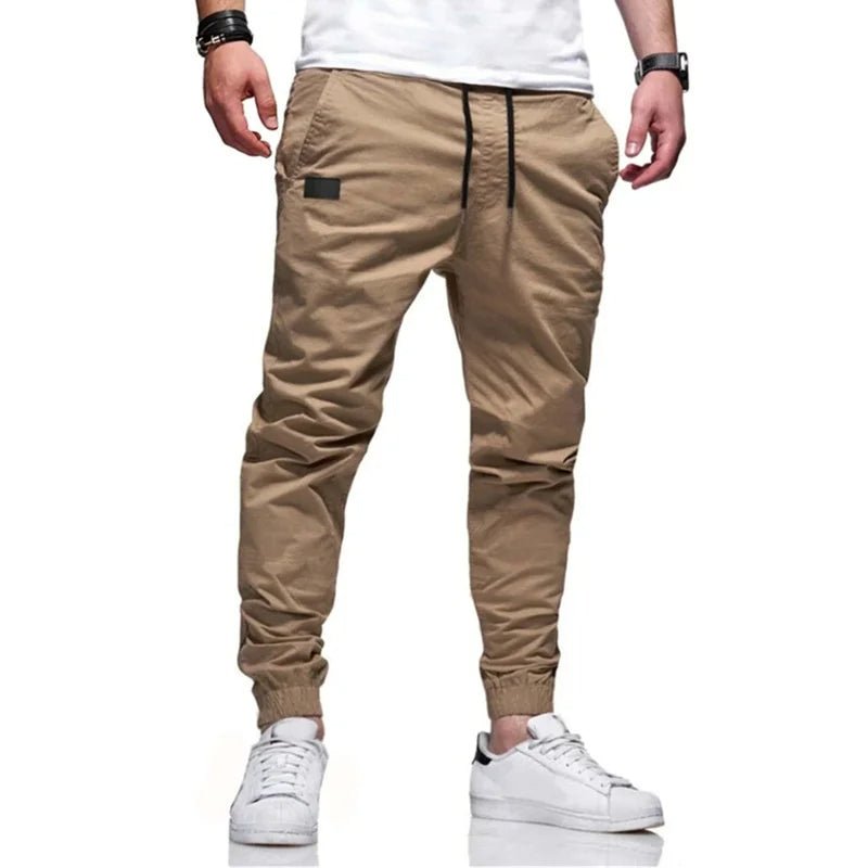 Herren Lässige Cargo-Jogginghose | mit Kordelzug