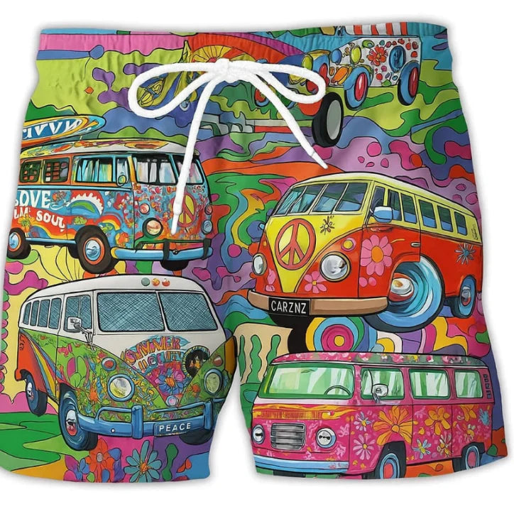 Herren Bedruckte Surf-Boardshorts | Sommer