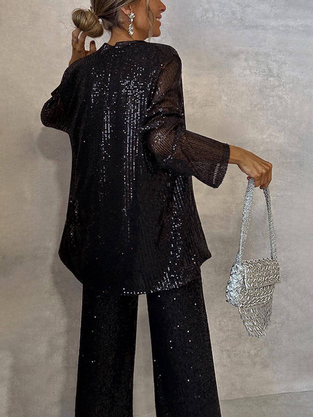 Damen Zweiteiler Hosenanzug | Festliches Outfit