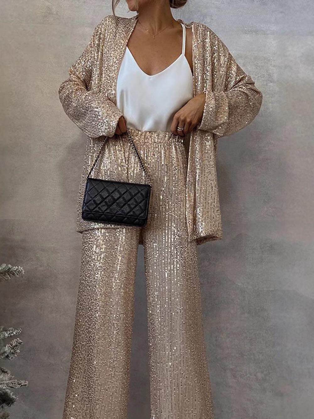 Damen Zweiteiler Hosenanzug | Festliches Outfit