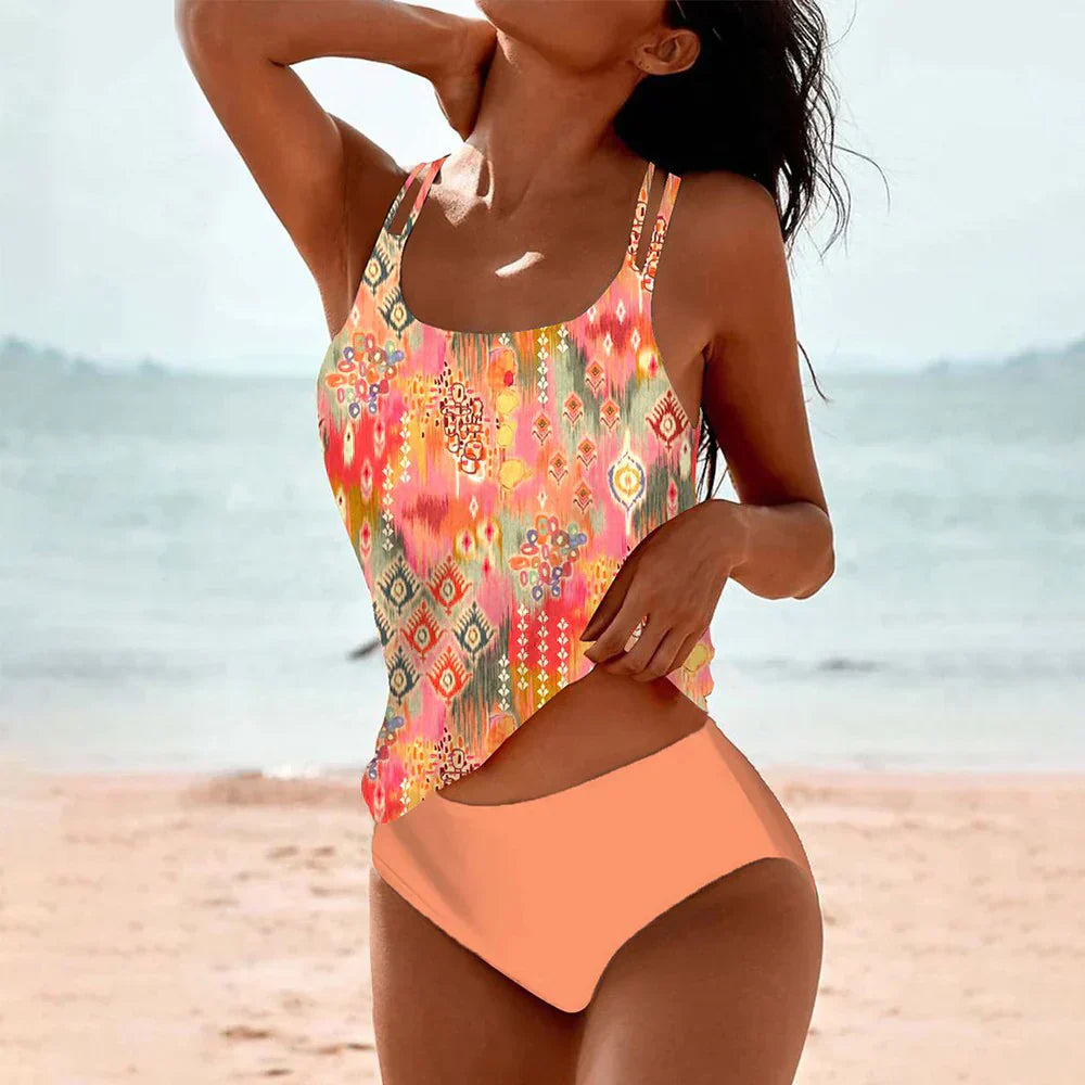 Damen Tankini 2-Teiliges Set | Badeanzug