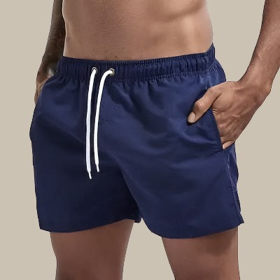 Herren Sommer Badeshorts | mit Kordelzug und Seitentaschen
