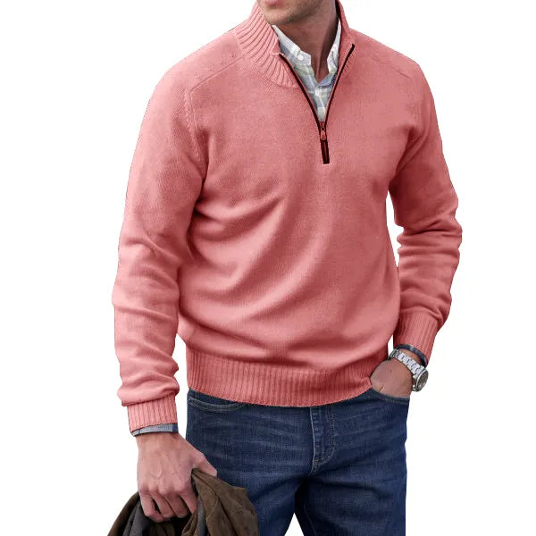 Herren Elegant Pullover | Reißverschluss