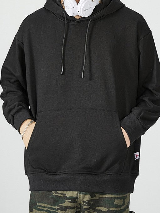 Basic Einfarbiger Oversize Hoodie Kapuzenpullover Unisex