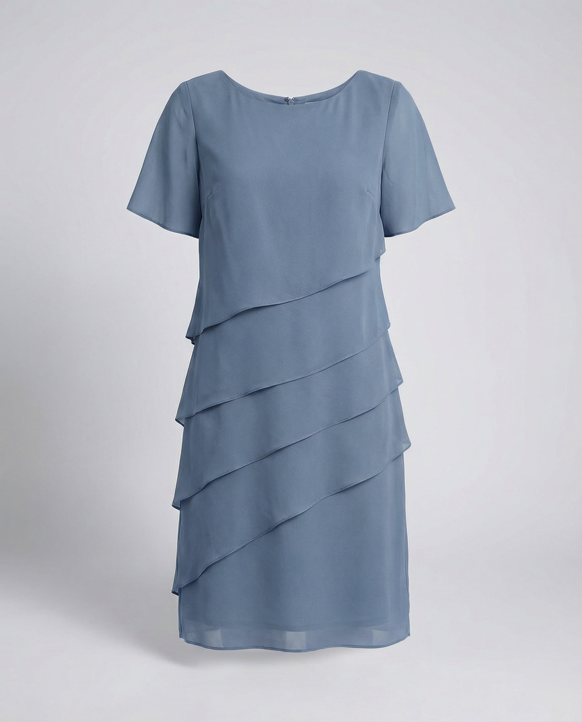 Damen Lagenlook Abendkleid | Midi