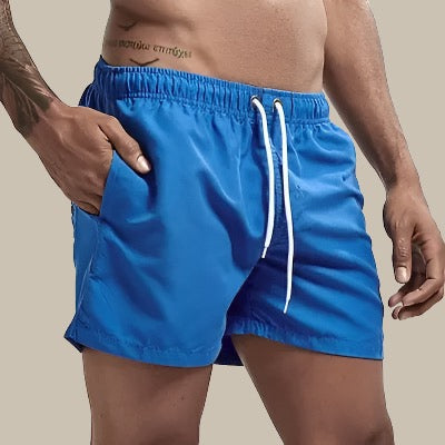 Herren Sommer Badeshorts | mit Kordelzug und Seitentaschen