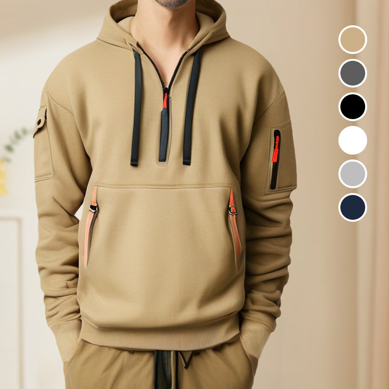 Herren Modern Hoodie | Zipper