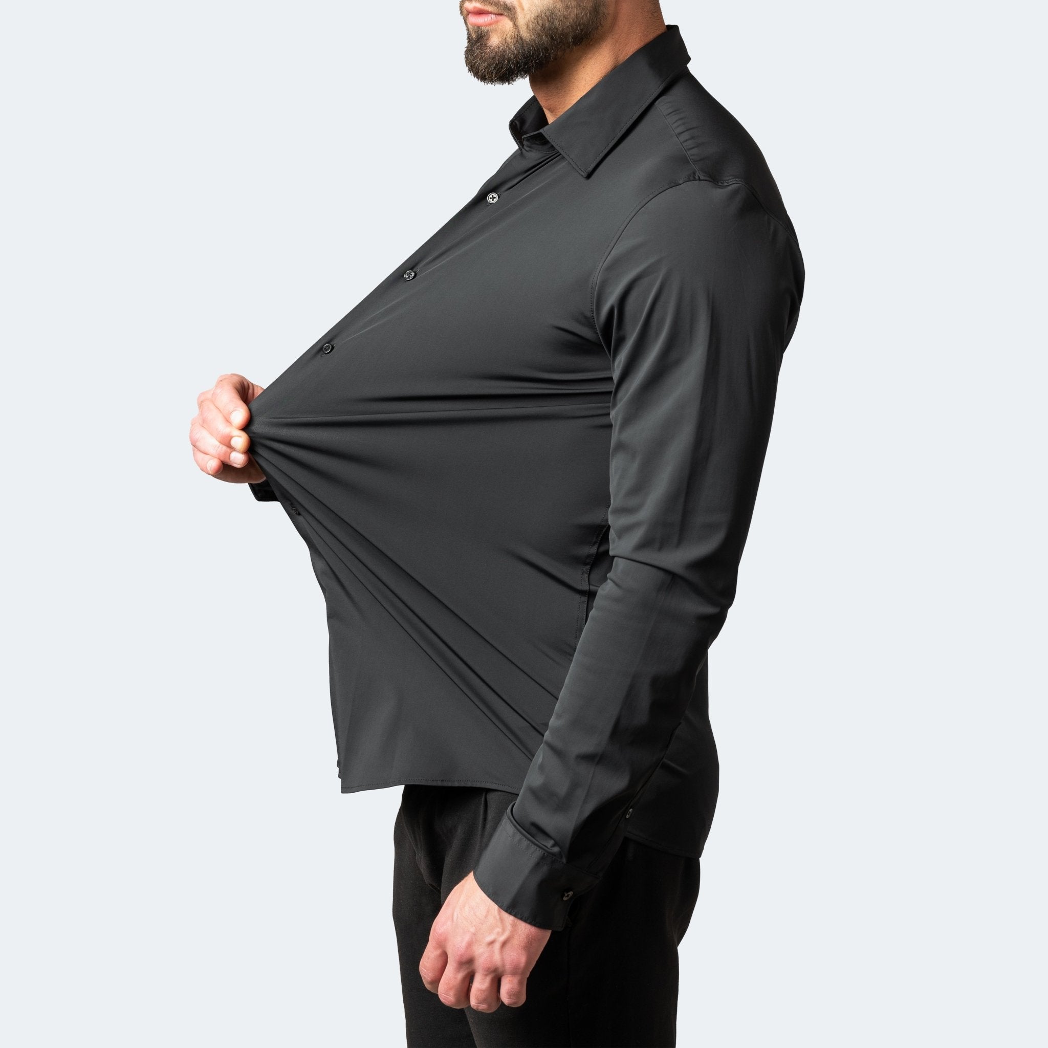 Herren Formelles Langarm Hemd | Schmale Passform
