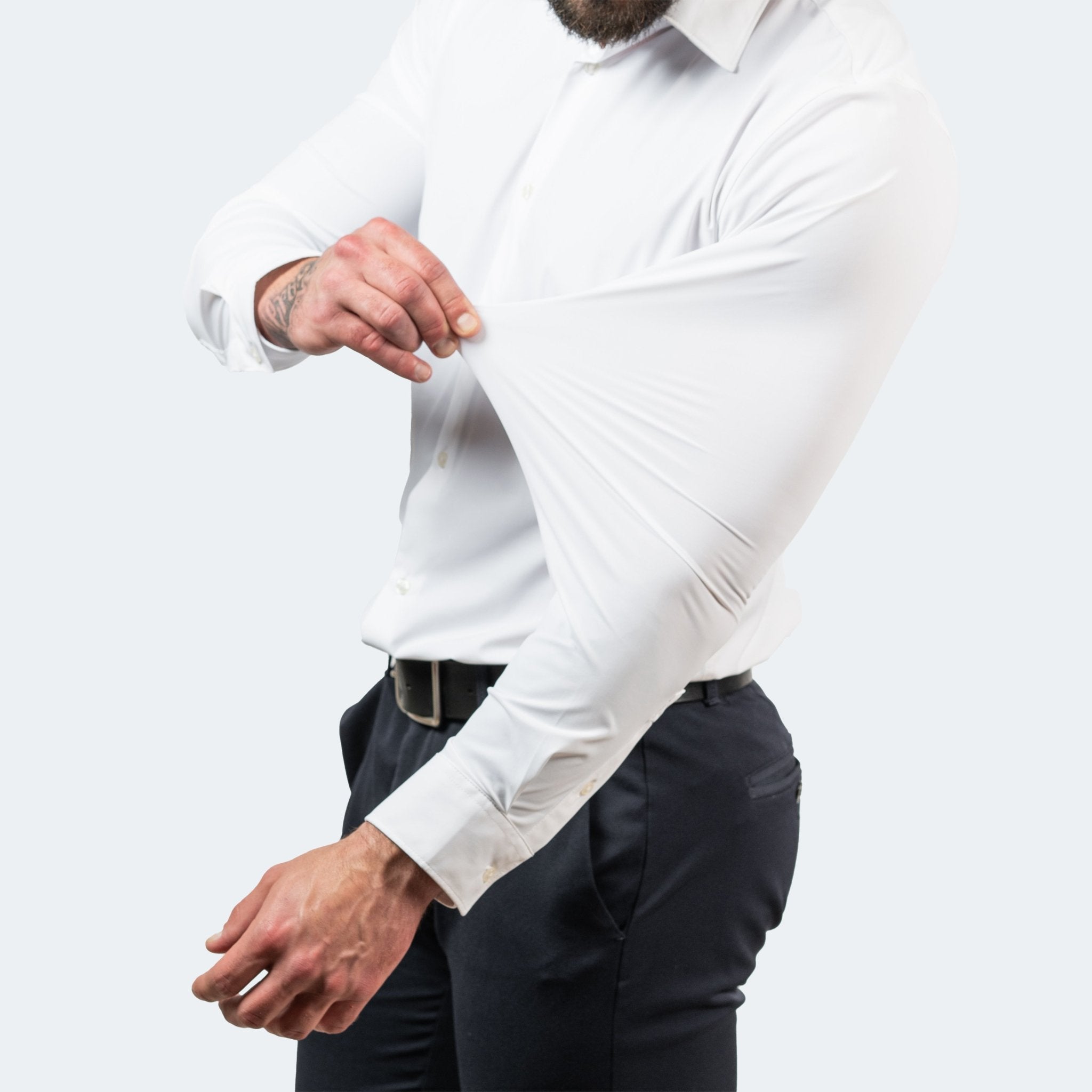 Herren Formelles Langarm Hemd | Schmale Passform