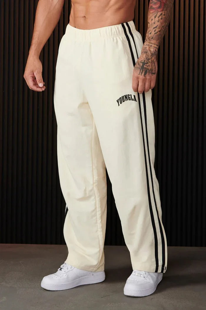 Herren Retro Baggy Gestreift Jogginghose | Lockere Passform