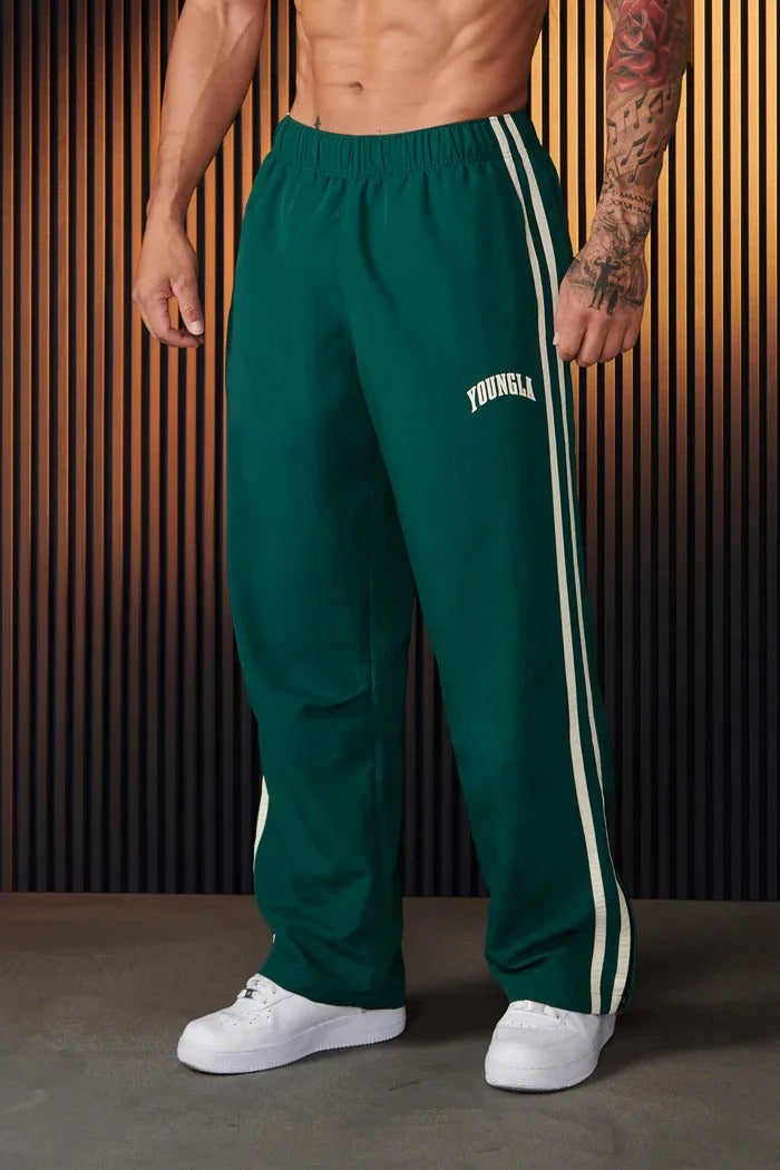 Herren Retro Baggy Gestreift Jogginghose | Lockere Passform