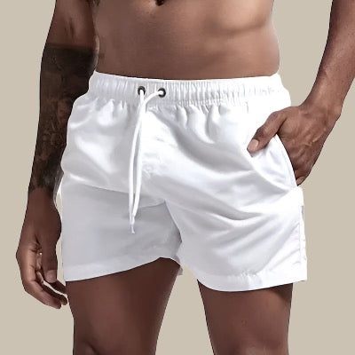 Herren Sommer Badeshorts | mit Kordelzug und Seitentaschen