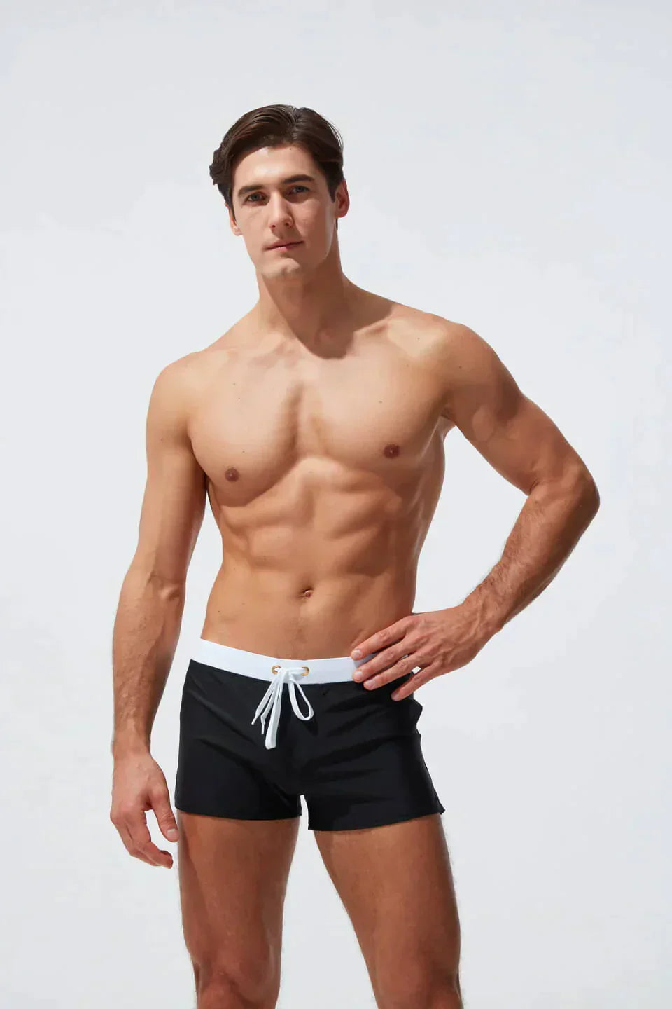 Herren Badeshorts mit Kordelzug | Kurz