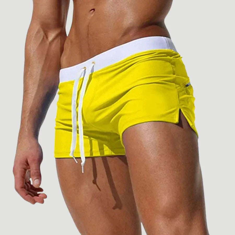 Herren Badeshorts mit Kordelzug | Kurz