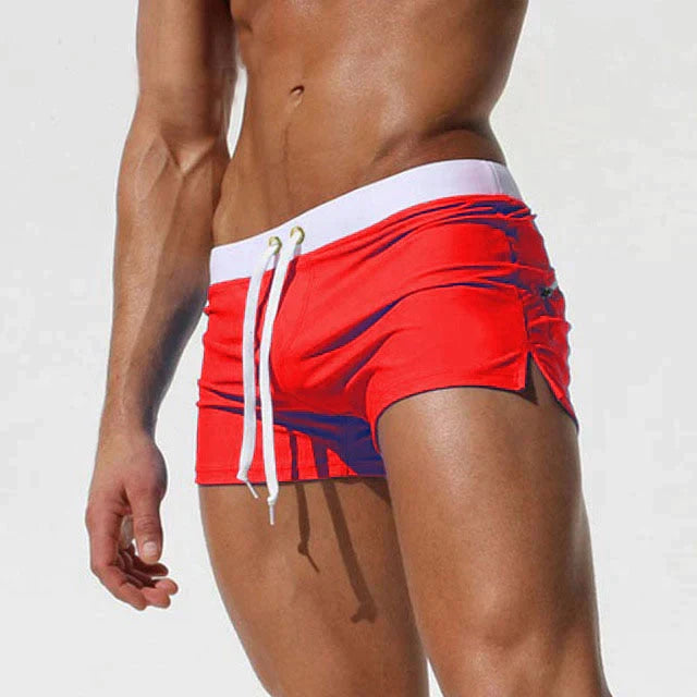 Herren Badeshorts mit Kordelzug | Kurz