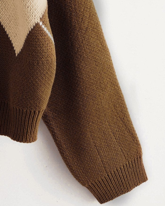 Vintage Argyle Pullover