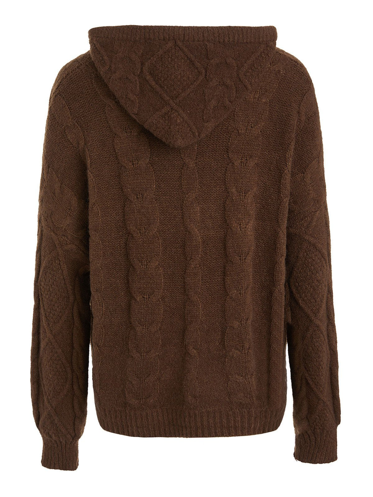Oversize Strickjacke mit Kapuze